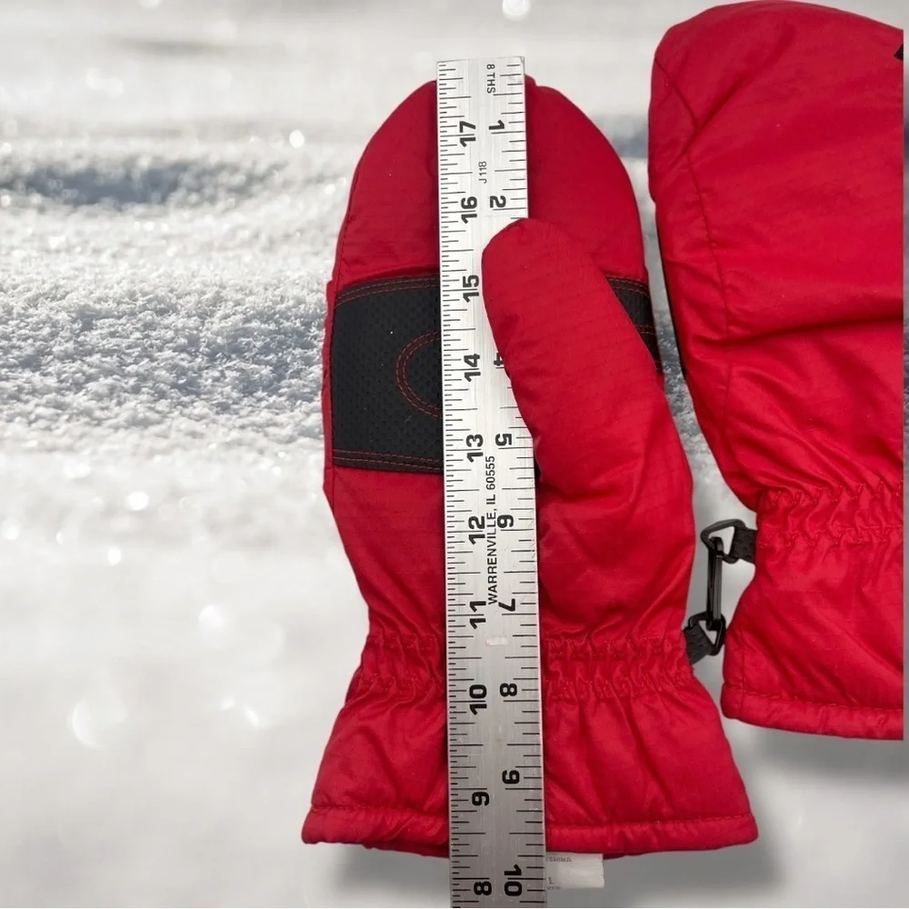 Columbia Youth Red Weather Resistant Mittens Size Youth XL